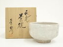 【中古】【ゴールデンウィークセール35%オフ】【茶道具】萩焼 渡辺栄泉造 茶碗(共箱)【送料無料】茶道 抹茶 おしゃれ 抹茶茶碗 抹茶碗 和食器 レトロ 茶器 ...
