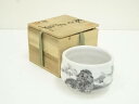 【中古】【茶道具】作家物 粉引茶碗(保護箱)【送料無料】茶道 抹茶 おしゃれ 抹茶茶碗 抹茶碗 和食器 レトロ 茶器 骨董 茶わん 茶会 茶の湯 8月 10月 夏 秋