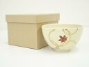 【中古】【茶道具】京焼 中村香菊造 金彩色絵雲錦茶碗(箱付)【送料無料】茶道 抹茶 おしゃれ 抹茶茶碗 抹茶碗 和食器 レトロ 茶器 骨董 茶わん 茶会 茶の湯 3月 11月 春 秋