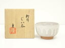 【中古】【陶芸・陶器】京焼 伊東慶造 粉引ぐい呑(共箱)【送料無料】