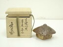 【中古】【香道】加藤芳右衛門造 美濃伊賀 草庵香合(共箱)【送料無料】