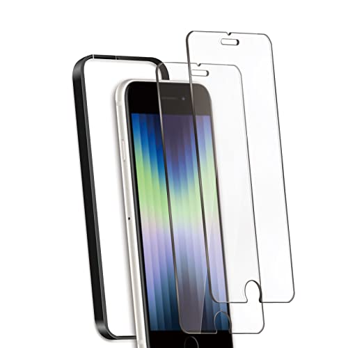 iPhone SE3/SE2 p KXtB KChgt Ή iPhone SE 2022/SE 2020/8/7 Ɏq dx9H 2.5DEhGbW z ߗ  wh~ Uh~ CA[ P[XȂ iPho