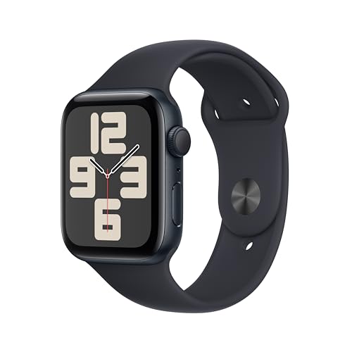 Apple Watch SE (񐢑, 2023) GPS (44mm)P[Xp 44mm~bhiCgA~jEP[Xƃ~bhiCgX|[coh - M/L tBbglXgbJ[ƐgbJ[ Փˎ̌o S̃j^O Ret