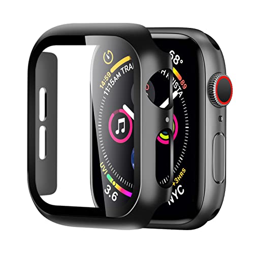 BELIYO Apple Watch P[X Series SE2/SE/6/5/4 44mm Ή AbvEHb` Jo[ KX {Ɏq LYh~ AbvEHb` P[X PCf ̌^ Apple Watch Jo[ Sʕی 