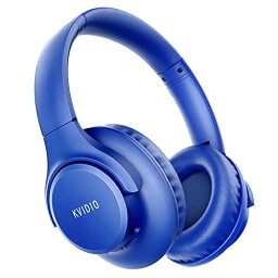 ワイヤレス ヘッドホン KVIDIO Bluetooth 5.0 55時間再生 ヘッドホン 40mm HD ドライバーユニット オーバーイヤーヘッドホン マイク内蔵 ヘッドホン 有線 無線 両用 遮音 密閉型 ハンズフリー通話可能 ブルートゥース ヘッ