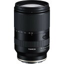 特殊:B08B34HWKVコード:0725211710011ブランド:タムロン(TAMRON)規格：AFA071S700商品カラー: ブラック商品サイズ: 高さ7.4、幅7.4、奥行き11.7商品重量:575.5この商品について世界初のフルフレームミラーレスカメラ用F2.8スタートのオールインワンズームレンズ。携帯性に優れた軽量(20.3オンス) コンパクト(4.6インチ)なサイズ。優れた近接撮影性能(7.5インチ/1:3.1広角側、31.5インチ/1:3.8望遠側)。RXDステッピングモーターユニットは非常に静かです。› もっと見るブランドタムロン(TAMRON)焦点距離の説明オールインワン 28-200mmレンズタイプオールインワン対応マウントソニー Eカメラレンズの説明ズームレンズこの商品について世界初のフルフレームミラーレスカメラ用F2.8スタートのオールインワンズームレンズ。携帯性に優れた軽量(20.3オンス) コンパクト(4.6インチ)なサイズ。優れた近接撮影性能(7.5インチ/1:3.1広角側、31.5インチ/1:3.8望遠側)。RXDステッピングモーターユニットは非常に静かです。› もっと見る発送サイズ: 高さ18.6、幅13.2、奥行き11.5発送重量:839Tamron 28-200mm F2.8-5.6は、世界初の28mmの広角側の解放絞り値F2.8を実現したオールインワンズームです。 この新しいレンズは、F2.8の明るい解放値を持ちながらオールインワンの利便性と優れた画質で写真の可能性を広げます。 優れた光学性能を実現するために、最新のデジタルカメラの高解像度に対応できる特殊なレンズのエレメントを正確に配置しています。 レンズは、ズーム全域で高い描写性能を実現し、ユーザーの写真表現にパワフルなスタイルで対応します。 長さ4.6インチ、重量20.3オンス。フィルター径はわずか67mmです。28-200mm F2.8-5.6は携帯性に優れています。 コンパクトで軽量なフルフレームのミラーレスカメラと組み合わせることで、写真家は日常使用、旅行、スポーツ、自然の中で遭遇するほぼすべてのシーンを撮影できます。 従来の限界を打ち破り、写真の可能性を広げるこのズームレンズで、オールインワンズームレンズの歴史に新たな章を開きます