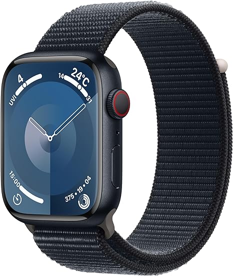Apple Watch Series 9 GPS + Cellularf - 45mm~bhiCgA~jEP[Xƃ~bhiCgX|[c[v