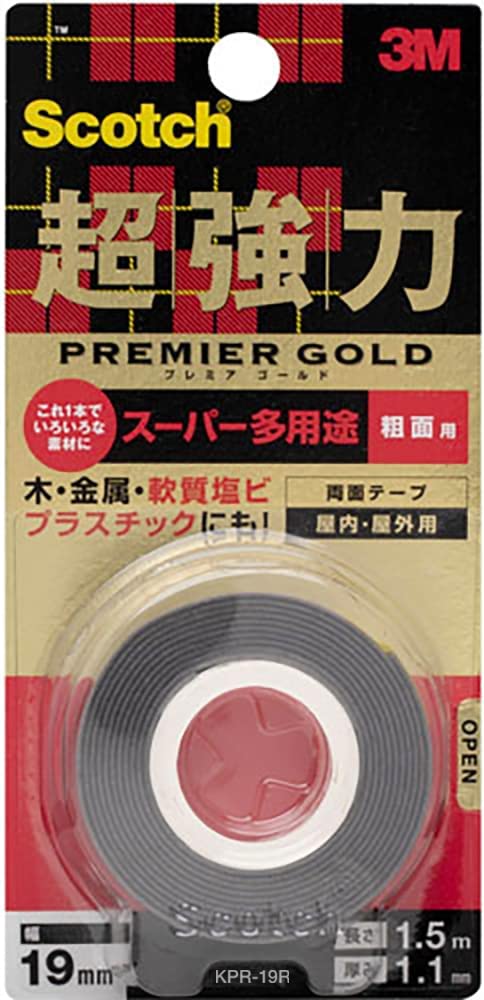 3M ʃe[v  X[p[pr eʗp 19mm 1.5m XRb` KPR-19R  v~AS[h