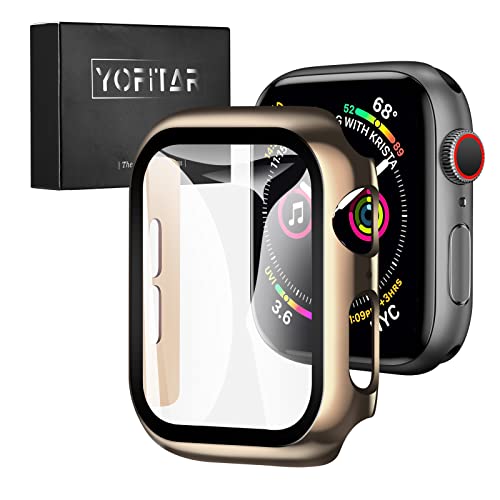 YOFITAR Apple Watch pP[X  SeriesSE2/6/SE/5/4 40mmAbvEHb` p یP[X KXtB ̌^ PCf bLH   Sʕی ϏՌ ȒP (SeriesSE2/6/S