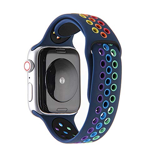 ZENGYQI Rp`u Apple Watch oh 38mm 42mm 40mm 44mm,\tgVRoh ʋC X|[cVRXgbvXgohohXgoh iWatch series 5/4/3/2/1ɑΉ (4