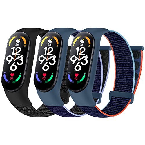 Huamanlou iCXgbv Xiaomi Mi Band 7/Mi Band 6/Mi Band 5/Mi Band 4/Mi Band 3ohɑΉ \tgX|[cEHb`Xgbv xg߉\ȌpXgbv Y fB