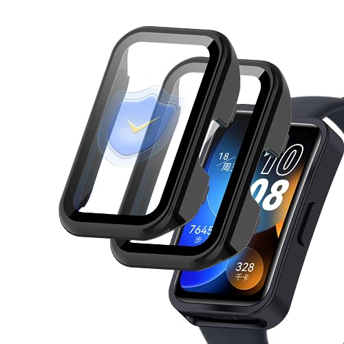 LanQii For HUAWEI Band 9 / HUAWEI Band 8 P[X 2Zbg Jo[ Huawei X}[gEHb` 8 یP[X KXtB f ̌^Jo[ LYh~ y Sʕی d\ ^ 