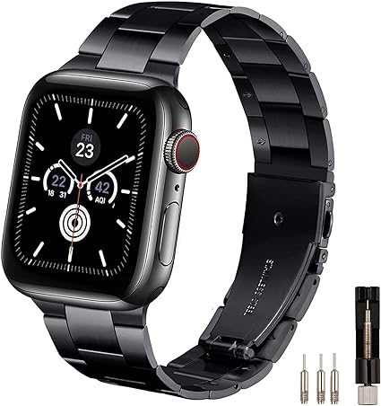 HKTM Rp`u apple watch oh XeX AbvEHb` xgH oh Rp`u iWatch SE CSeries 7 6 5 4 3 2 1Ή(42mm/44mm/45mm, ubN)