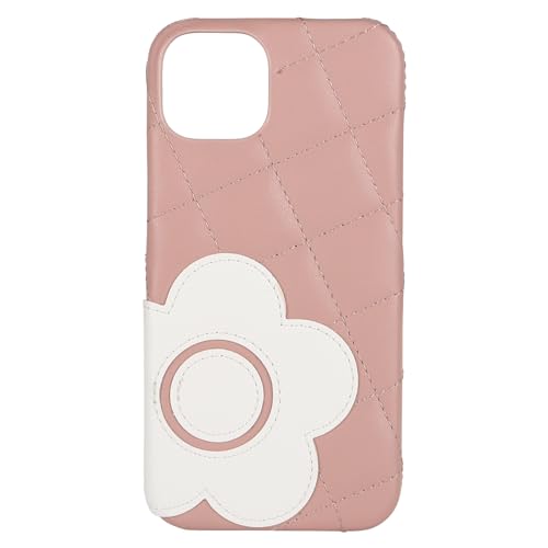 マリークヮント スマホショルダー レディース MARY QUANT マリークヮント iPhone 14 13 ケース スマホ 携帯 レディース PU QUILT LEATHER BACK CASE ダスティーピンク/ホワイト