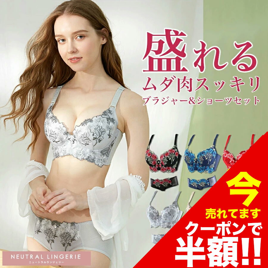 【選べる3点購入で半額！!最安990円】【到着後レビューを書いて半額クーポン】ブラジャー ショーツ セット 大きいサイズ 小さいサイズ 脇肉 脇高 フルバック セクシー 下着 レディース レース