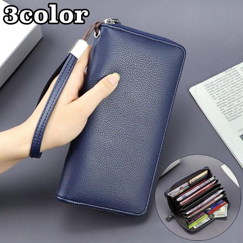 長財布 ロングウォレット カード入れ カードケース お札入れ ストラップ付 メンズ レディース ジャバラ..