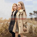 トレンチコート キッズ 子供服 女の子 秋服 ロングコート アウター コート チュニック ジュニア ジャケット パーカー ジャンパー トップス おしゃれ 可愛い...