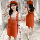 セットアップ キッズ 子供服 女の子 秋服 tシャツ 長袖 スカート サロペット おしゃれ 可愛い 韓国子供服 こども服 ジュニア ベビー服 トップス ボトムス...