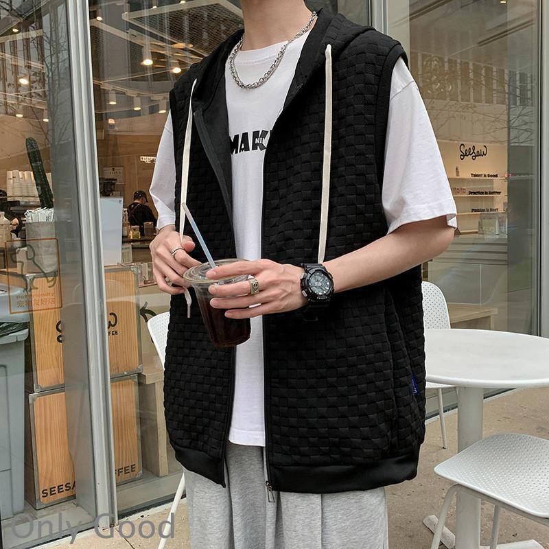 ベスト メンズ パーカー フード付き タンクトップ 春 夏 秋 農業 仕事 通勤 登山 釣り マン キャンプ 撮影用 おしゃれ