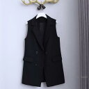 ジレベスト ベスト ジレ トップス レディース 秋冬 カジュアル 大きいサイズ 羽織り 黒 ノースリーブ コート おしゃれ 通勤服 オフィス