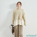 セーター レディース 秋 冬 ニット トップス 丸首 長袖 重ね着 ゆったり 秋冬 暖かい 無地 柔らかい 通勤 OL