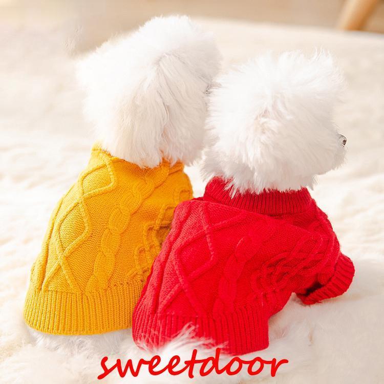 ペット用ウェア ペット用品 犬洋服 犬服 ワンチャン ロンパース 着ぐるみ ニット トレーナー カワイイ ..