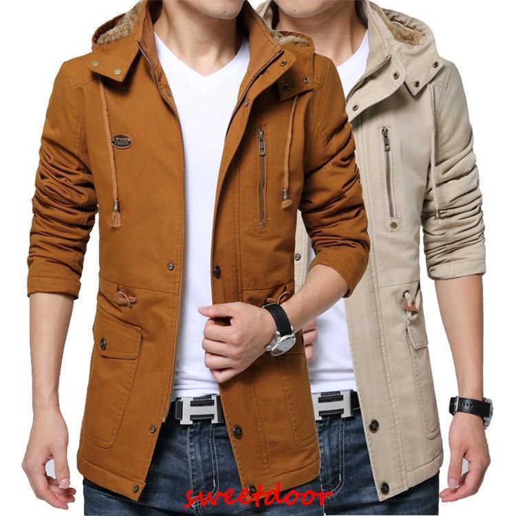 メンズコート 中綿コート フード 綿入れ ビジネス アウター ワーク 防寒服 2023冬 男子 上着