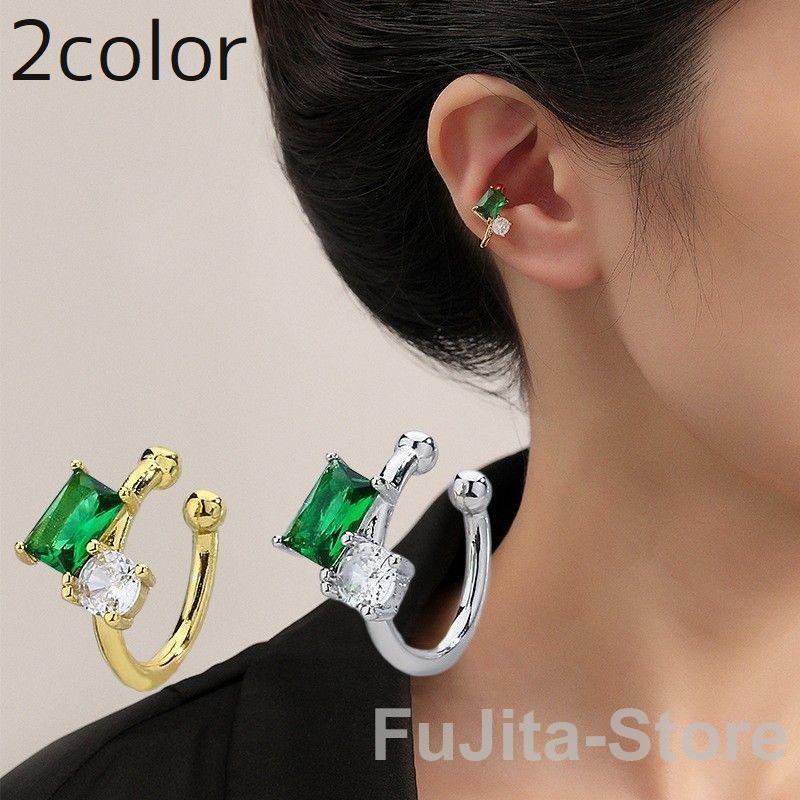 イヤーカフ イヤークリップ レディース 女性 単品 片耳 アクセサリー アクセサリー雑貨 アクセサリー小物 ラインストーン おしゃれ かわいい 上品