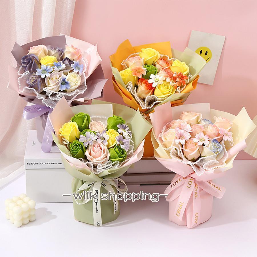 樂天商城 - ソープフラワー 花束 母の日 花 ギフト 結婚式 バラ お祝い 退職 発表会 結婚祝い 退職祝い 送別会 入学 卒業 先生 先輩 入園式 入学式