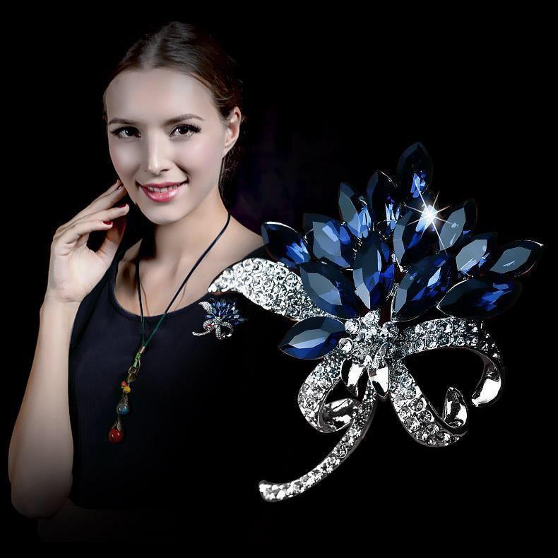 入学式 卒業式 入園式 卒園式 イベント 宴会 花束 フラワー ラインストーン ブローチ アクセサリー ピンブローチ 留めピン ピンバッジ タックピン【1ケ】