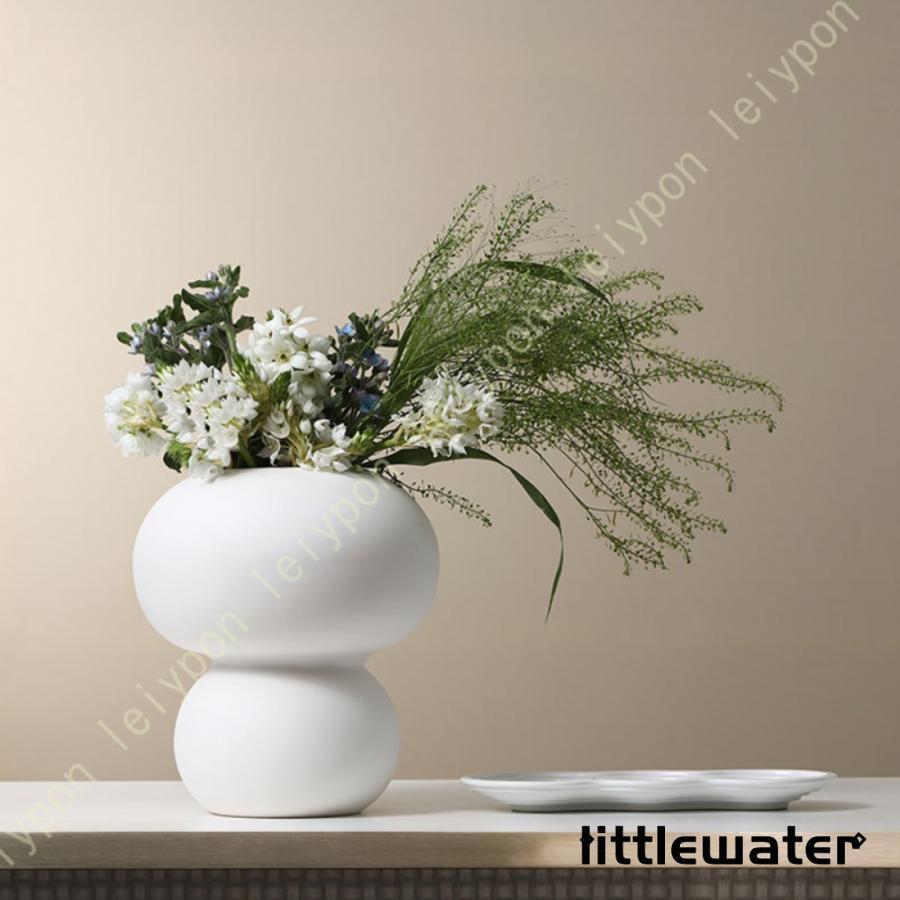 花瓶 おしゃれ 陶器 花器 フラワーベース スタイリッシュ フラワーポット モダンなスタイル セラミック 手作り花瓶 装飾花瓶 置物 セラミック [3]