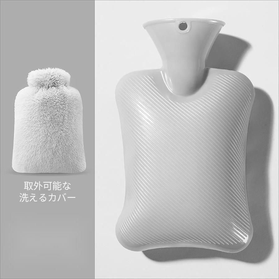 湯たんぽゆたんぽ注水式容量2Lカバ...