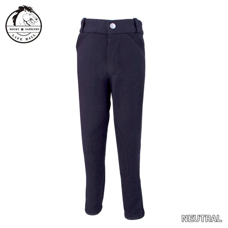 馬術 キュロット 子供用 乗馬パンツ ニット サイズ 110 120 練習 馬具 乗馬レッス...