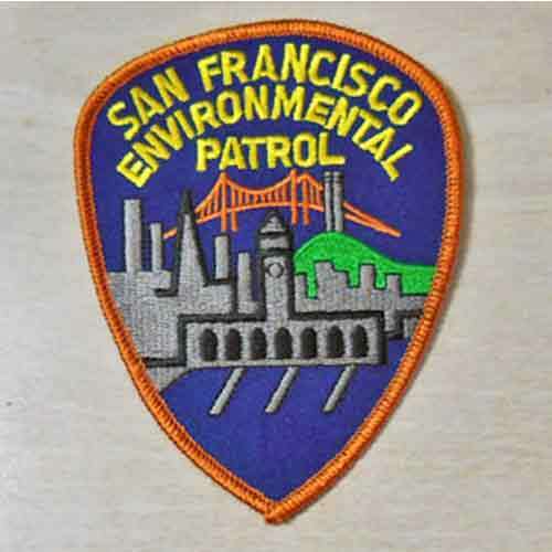 SAN FRANCISCO ENVIRONMENTAL PATROLサンフランシスコの環境パトロール警官のワッペンです。