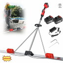 【楽天1位】電動スクリード 土間 コンクリート 仕上げツール マジックタンパー 二重モーター 高周波振動 大容量電池 9速調整 レベリングスクリード コンクリー...