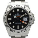 ロレックス ROLEX エクスプローラー2 216570 ランダム番 SS/ステンレス ブラック 自動巻 黒文字盤 メンズ腕時計 ヴィンテージ 誕生日 プレゼント ギフト記念日【中古】