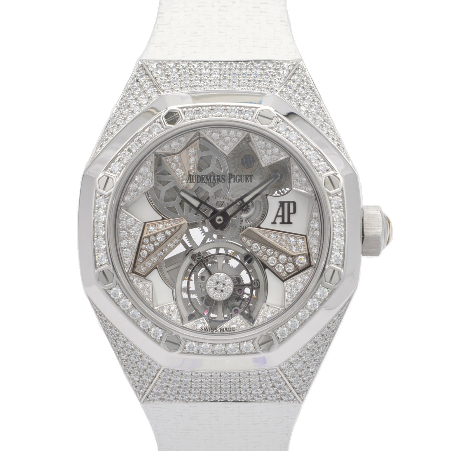 オーデマピゲ AUDEMARS PIGUET ロイヤルオーク コンセプト 26227BC.ZZ.D11CR.01 トゥールビヨン スケルトン ダイヤモンド 手巻き ギャランティー オープンワーク 〔腕時計〕 〔レディース〕 〔手巻き〕 〔ギャラ・箱〕