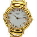 HERMES エルメス ルバン RU3.272 18k YG クォーツ レディース腕時計 ブランド時計 プレゼント 【中古】