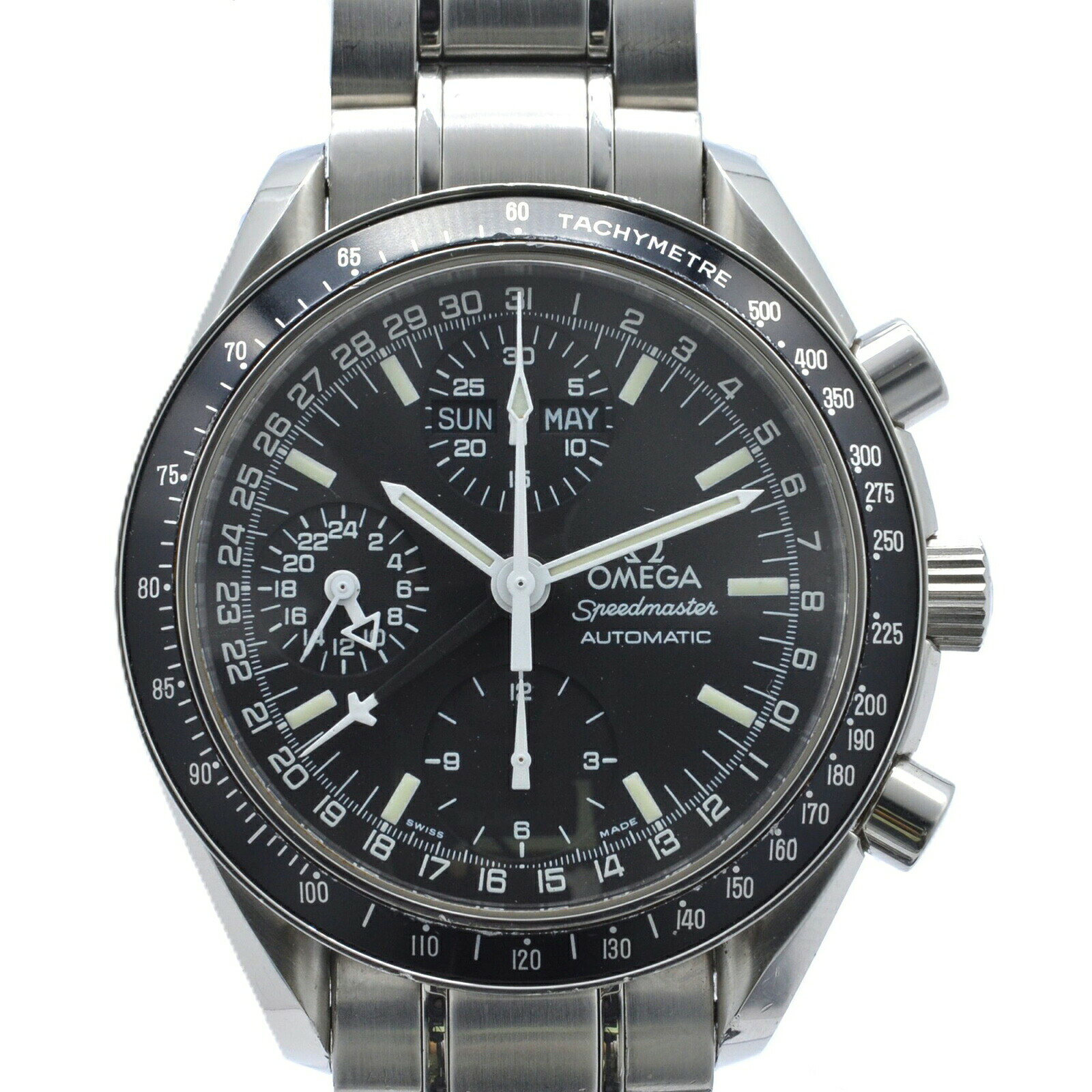 OMEGA オメガ スピードマスター デイト 3520.50 メンズ 腕時計 自動巻き クロノグラフ ...