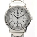 BVLGARI ブルガリ ソロテンポ ST29S レディース腕時計 ホワイト文字盤 クォーツ SS ギフト プレゼント 【中古】