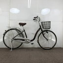 ＜リユース・中古＞自転車 軽快車 ブリヂストン Caruc 26インチ 変速無し