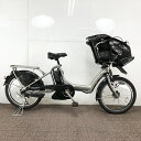 ＜リユース 中古＞自転車 子ども乗せサイクル 電動アシスト自転車 ブリヂストン Angelino 20インチ 内装3段