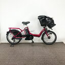 ＜リユース 中古＞自転車 子ども乗せサイクル 電動アシスト自転車 ヤマハ PAS KISS 20インチ 内装3段