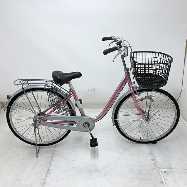【クーポン対象】中古 自転車 激安 軽快車 marukin Pettit Belle 26インチ 変速無し 整備士点検済み