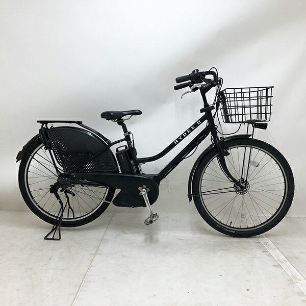 E406★整備済み　中古　3人乗り対応子乗せ　電動自転車★ブリヂストン　ハイディ2【26インチ　黒　12Ahバッテリー新品】 子供乗せ：ブリヂストン｜国内トップクラスの中古電動自転車通販サイト