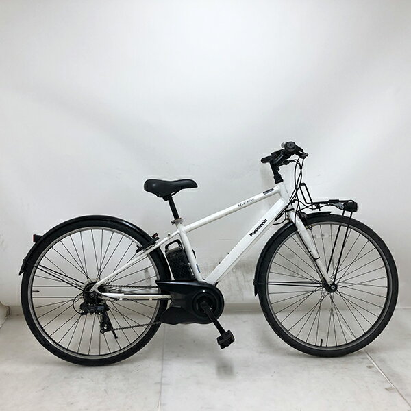 【クーポン対象】【新品充電器】中古 自転車 激安 電動アシストスポーツバイク パナソニック VELO-STAR 700×38c 外装7段 整備士点検済み