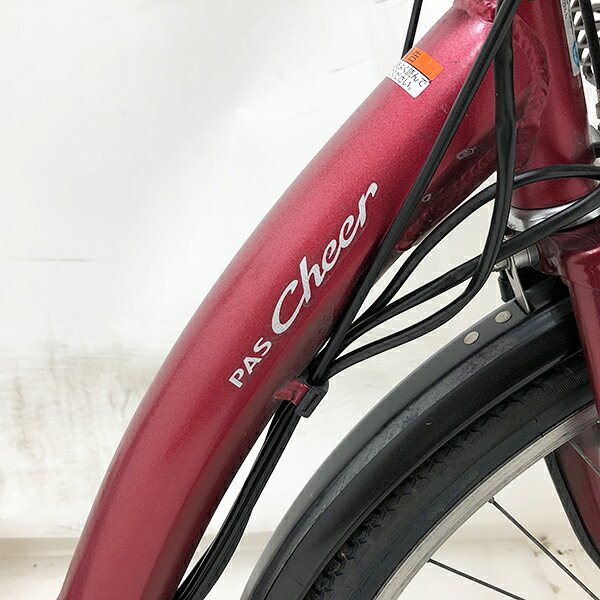 【クーポン対象】中古 自転車 激安 電動アシスト YAMAHA Cheer 26インチ 内装3段 ...