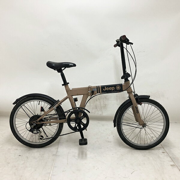 Rakuten - 【クーポン対象】中古 自転車 激安 折り畳み自転車 国内メーカー JEEP 20インチ 外装6段 整備士点検済み