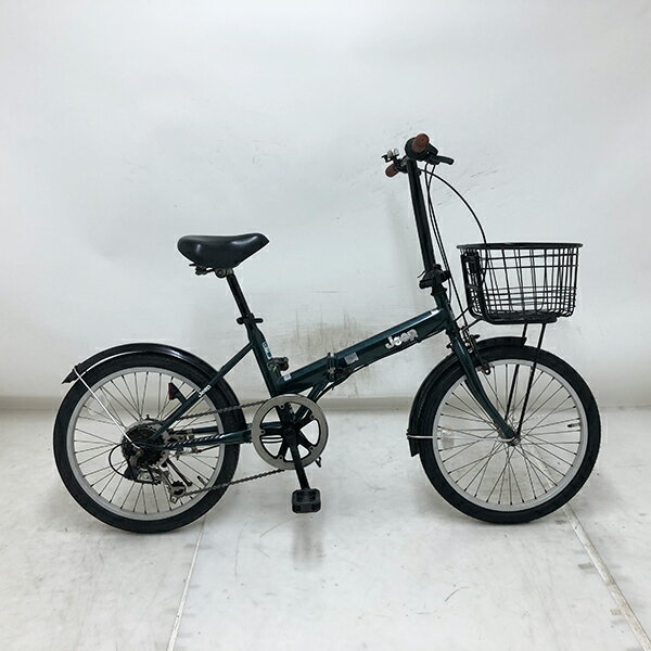 Rakuten - 【クーポン対象】中古 自転車 激安 折り畳み自転車 国内メーカー JEEP 20インチ 外装6段段 整備士点検済み