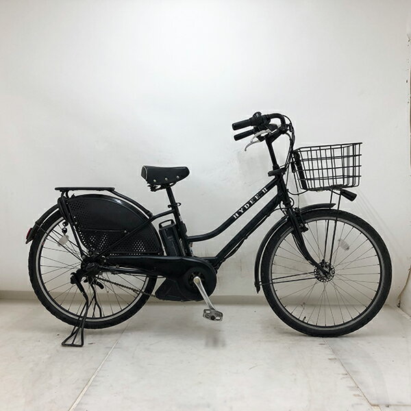 【クーポン対象】中古 自転車 激安 子供乗せ対応電動アシスト ブリヂストン HYDEE.2 26インチ 内装3段 整備士点検済み